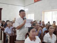 Đại biểu Quốc hội tỉnh Nghệ An tiếp xúc cử tri tại xã Nghĩa Đàn